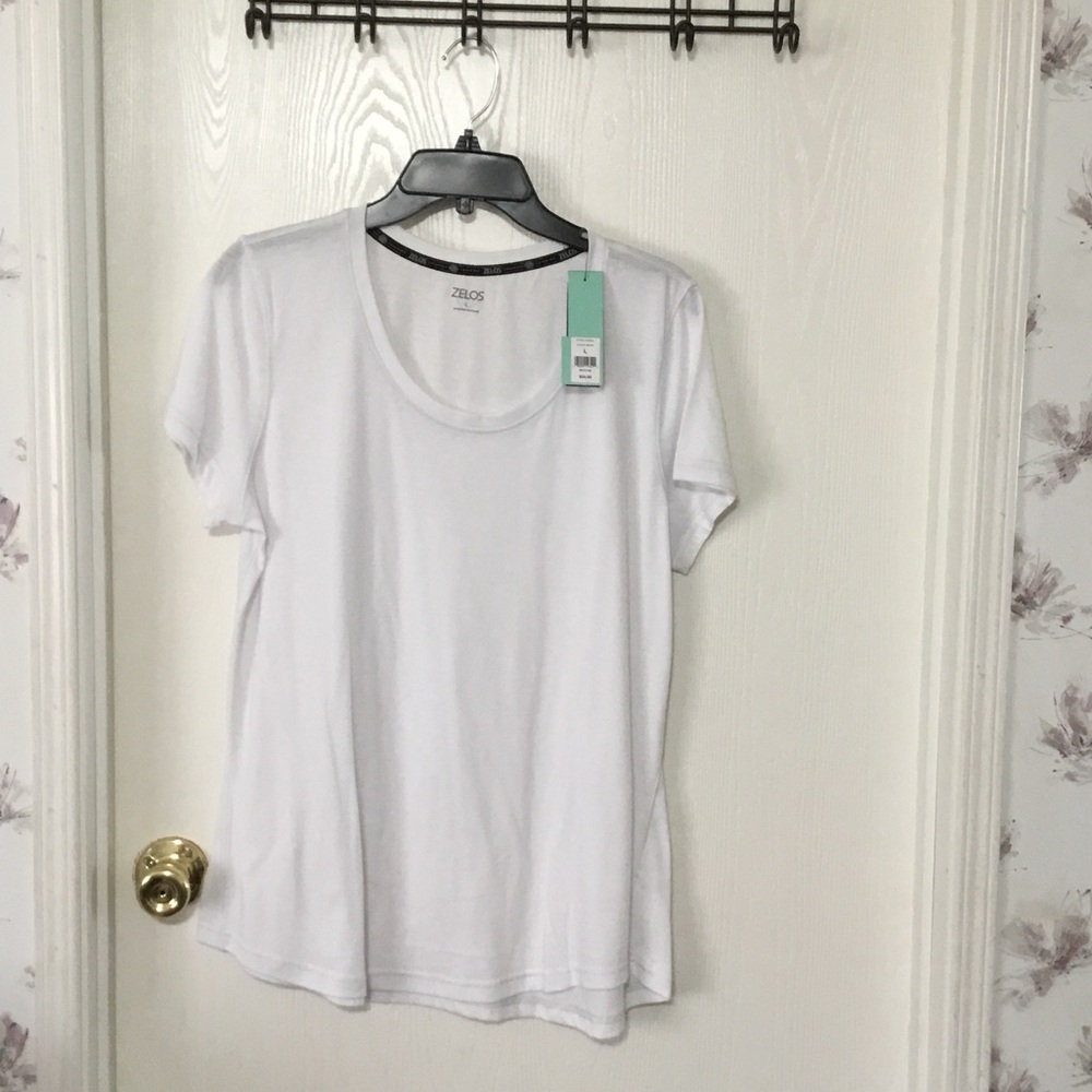 NWT Women's White Short Sleeve Top